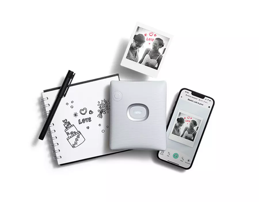 Drukarka FujiFilm Instax Square Ash White